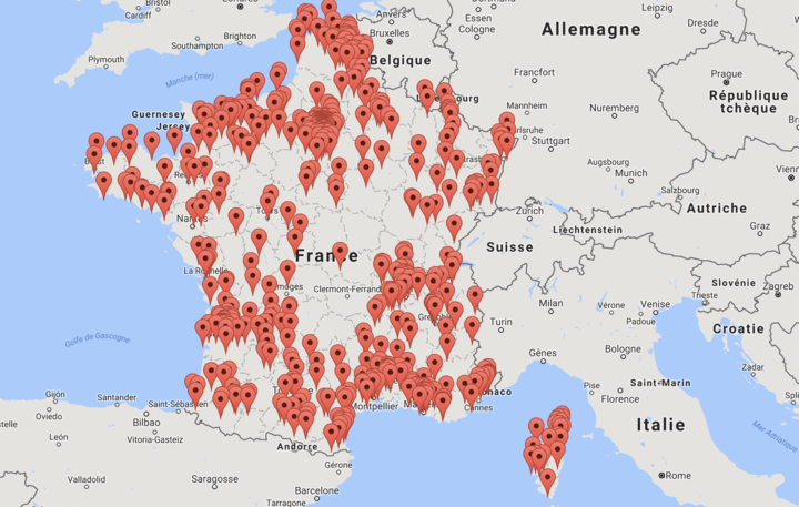 Cartographie des condamnations pour corruption ou atteinte à la probité (Transparency International-France)