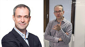 Pierrick Poisbeau (à gauche) et Michel Barrot sont impliqués dans le projet "Strasbourg Pain Initiative".