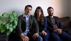 De gauche à droite : Ghislain Auclair, Rose-Marie Vesin et Rémy Kreder